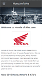 Mobile Screenshot of hondaofalva.com