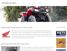 Tablet Screenshot of hondaofalva.com